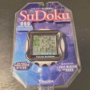 Excalibur Multi-Player Touch Screen Sudoku Electronic Handheld Game‎ New Stylus
